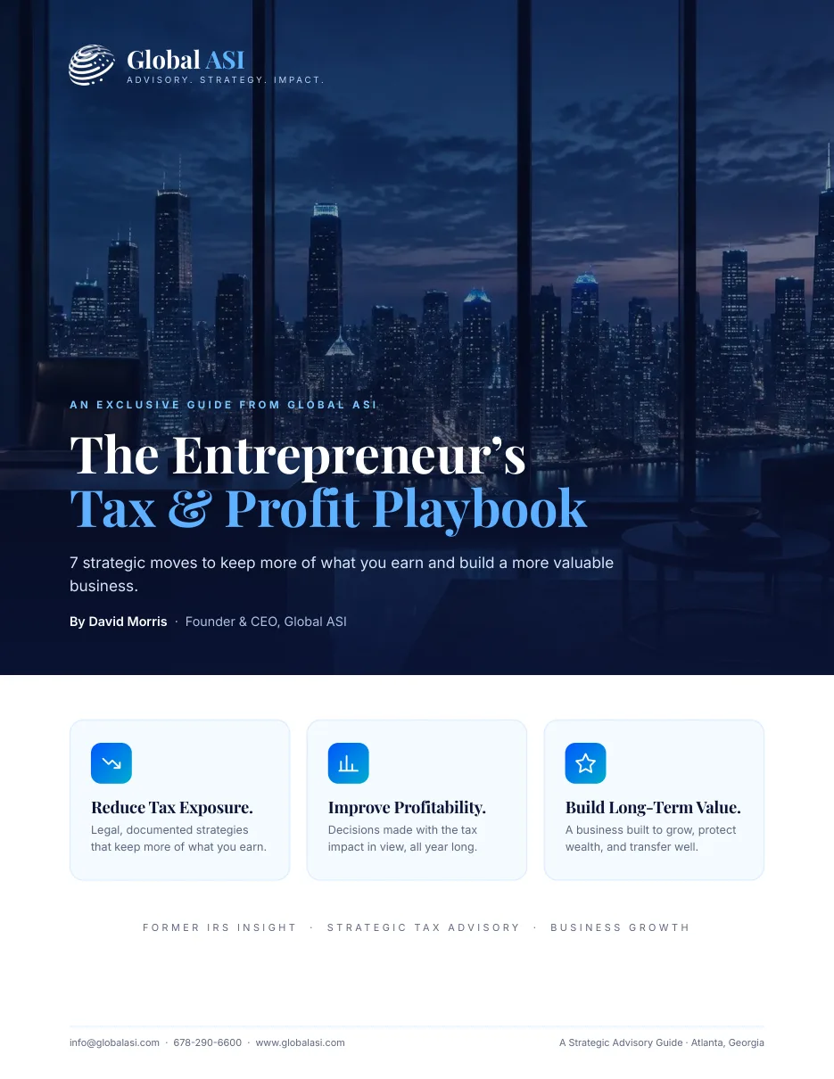 Cover of The Entrepreneur's Tax & Profit Playbook by David Morris